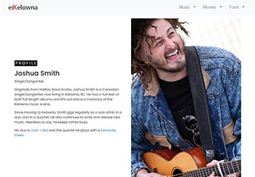 Image of Joshua Smith active profile on eiKelowna.com