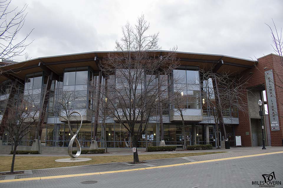 Kelowna Library in Downtown Kelowna | Photo copyright (c) 2021 Miles Overn Photography