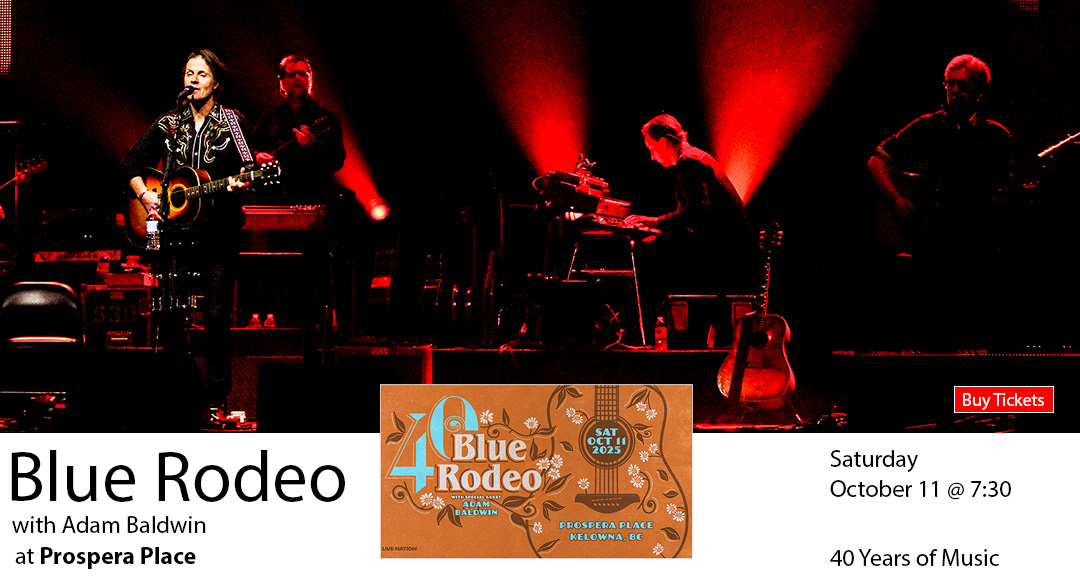 Tickets for Blue Rodeo Concert at Prospera Place | Photo copyright (c) 2014 Miles Overn Photography