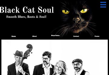 Image of Black Cat Soul website