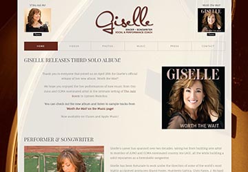Image of Giselle Sanderson website