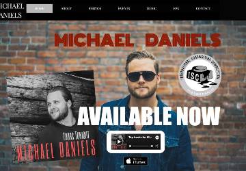 Image of Michael Daniels website