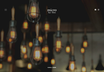 Micro Bar + Bites website image