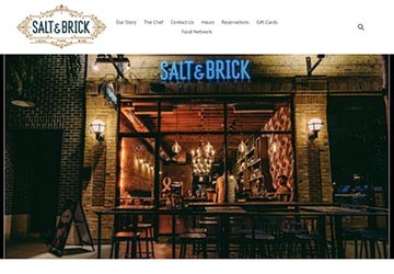 Image of Salt & Brick website