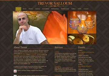 Image of Trevor Salloum website